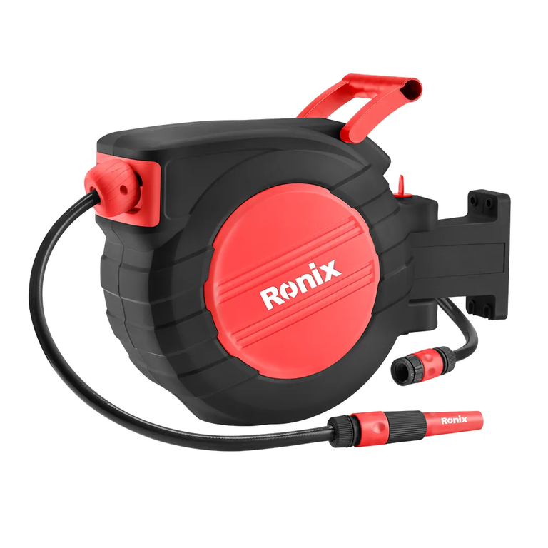 شلنگ جمع کن اتوماتیک آب ۲۰ متر رونیکس RH-6132